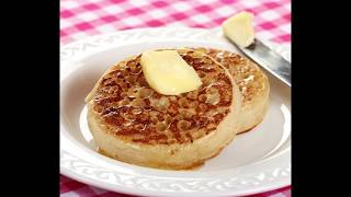 Authentic Homemade English Crumpets [upl. by Rainger]