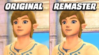 Zelda Skyward Sword HD  Switch vs Wii Graphics Comparison [upl. by Solram]