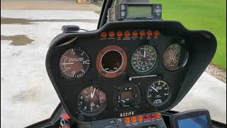 R44 Raven II Helicopter Complete Startup Procedures [upl. by Diver483]