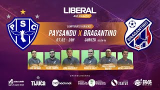 AO VIVO  PAYSANDU X BRAGANTINO  PARAZÃO 2024 [upl. by Weissman143]