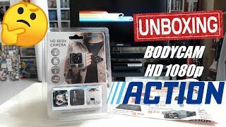 Unboxing Test Camera Maxxter HDBody 720p1080p de chez ACTION [upl. by Lester]