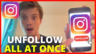 How To Unfollow Everyone On Instagram At Once NEW WAY 2025 [upl. by Pennie]