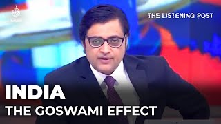 How Arnab Goswami changed Indias TV debate  The Listening Post [upl. by Daffi741]