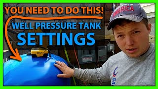 How To Set Well Pressure Tank Air Pressure [upl. by Lotte]