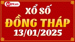 Xổ Số Đồng Tháp ngày 13 tháng 1  XSDT  SXDT  XSDTHAP  Kết quả xổ số kiến thiết Đồng Tháp [upl. by Anitsim]