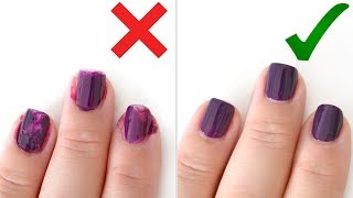 ASTUCES POUR APPLIQUER SON VERNIS PARFAITEMENT [upl. by Neeroc]