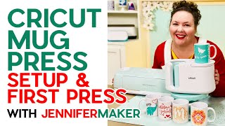 Cricut Mug Press Setup amp First Mug Press  Customize a Mug in Design Space [upl. by Boeschen]