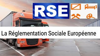 RSE transport poids lourd La Réglementation Sociale Européenne temps de conduite repos hebdomadaire [upl. by Buyers716]