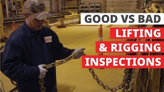 Good vs Bad Lifting amp Rigging Inspections [upl. by Orabel]