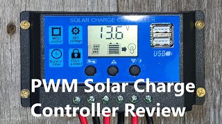 Basic PWM Solar Charge Controller Review  12 Volt MONO SOLAR KIT [upl. by Maureen912]