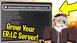 HOW TO grow your ERLC Private server  Liberty County Tutorial Roblox [upl. by Fermin631]