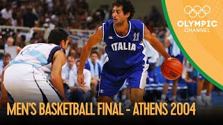 Argentina v Italy  Mens Basketball Final  Athens 2004 Replays [upl. by Ayoral]