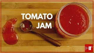 Homemade Tomato Jam  Easy To Make  Recipe [upl. by Sirrep]