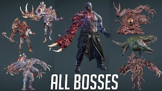 Resident Evil 2 Remake All Boss Fights  All Bosses amp Endings No Damage Hardcore 4K 60fps [upl. by Demitria]