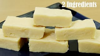 Easy Milk Barfi Recipe – Milk Cake – Dessert Recipe [upl. by Amar]