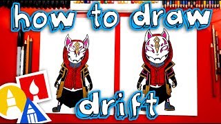 How To Draw Drift From Fortnite [upl. by Meghann]