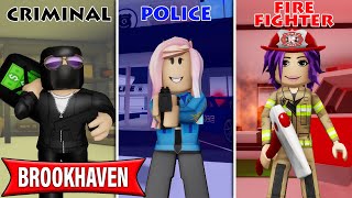 I roleplayed jobs in Brookhaven with Janet and Kate  Roblox [upl. by Jose]