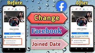 Change FACEBOOK Joined Date How To Add NEW JOIN DATE on facebook account [upl. by Ralston]