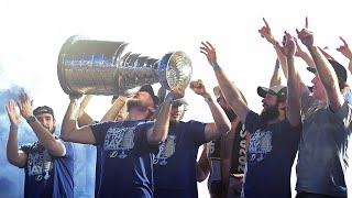 Lightning bring the Stanley Cup back to Tampa Bay [upl. by Arualana91]