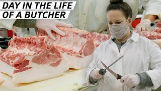 A Day in the Life of Whole Animal Butcher Heather Marold Thomason — Clocking In [upl. by Aiotal460]