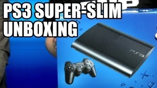 New SuperSlim PS3 Unboxing [upl. by Ahker]