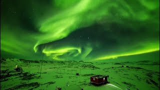 Uns espectacular aurora boreal desde la Antártida [upl. by Ard]