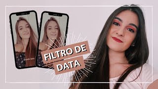 COMO CRIAR FILTROS COM DATA HORA E DIA DA SEMANA PARA O STORIES DO INSTAGRAM [upl. by Solorac480]