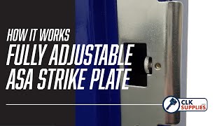 How it Works StrikeRite Fully Adjustable ASA Strike Plate [upl. by Anitreb14]