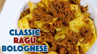 Classic Traditional Ragù Bolognese Sauce Recipe  So Easy  Glen And Friends Cooking [upl. by Imoyik]