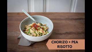 Chorizo and Pea Risotto [upl. by Suirad]