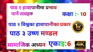 एकाइ ६ हाम्रो पृथ्वी  कक्षा १० सामाजिक अध्ययन  chapter 6 hamro prithvi class 10 social studies [upl. by Orlantha]