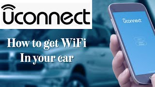 How to get WIFI hotspot in your vehicle using Uconnect  Easy instructions 2022 [upl. by Kier28]