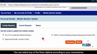 SBI RINB – How to Change Mobile Number Online Without Visiting Branch [upl. by Aselehc173]