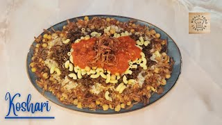 Egyptian National Dish Koshari [upl. by Dnomzed]