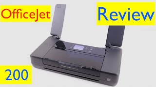 HP OfficeJet 200 Mobile Printer Review [upl. by Lipscomb]