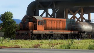 Derail Valley  Starting the DE6 Locomotive  Quick Tutorial [upl. by Golanka377]