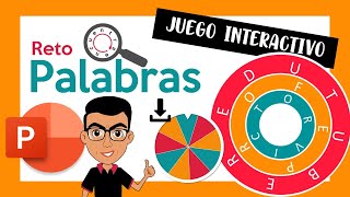 🎮JUEGO INTERACTIVO DE POWERPOINT  ENCUENTRA PALABRAS 🔠🔡 [upl. by Veejar332]