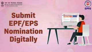 Submit EPF amp EPS Nomination Digitally [upl. by Ahseyi]