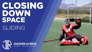 Field Hockey Goalie  Part 6 Sliding technique [upl. by Kirkwood516]