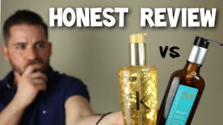 MOROCCANOIL VS KERASTASE ELIXIR ULTIME  Honest review  which hair oil is best [upl. by Moyer]