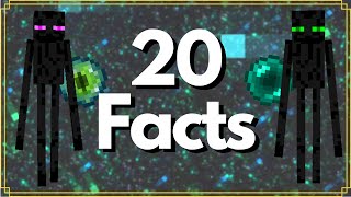 Minecraft 20 Awesome Enderman Facts [upl. by Hamlin]