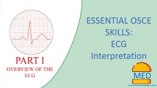 OSCE ESSENTIALS  ECG INTERPRETATION PART 1 overview of the ECG [upl. by Suivatco]