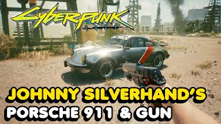 How To Get Johnnys Car amp Gun in Cyberpunk 2077 Porsche 911 Location [upl. by Keeler]