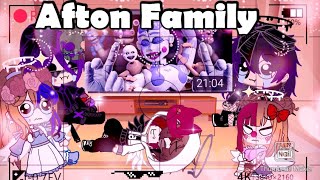 Afton Family react to EddieVRGacha ClubFnAF [upl. by Annoda782]