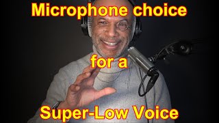 Microphone Choice for Aarons SuperLow Voice Earthworks Icon Pro for narrative [upl. by Pomfrey]