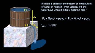 The Bernoulli Equation Fluid Mechanics  Lesson 7 [upl. by Amahcen]