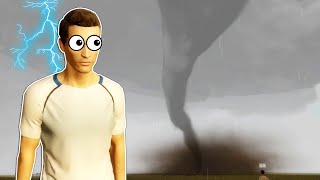 OB amp I Found Destructive Twin Tornadoes in Storm Chasers Multiplayer [upl. by Aliakim]