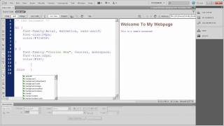 12  Introduction to Dreamweaver Tutorial CS5 [upl. by Slrahc]