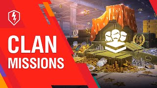 WoT Blitz Clan Missions New Rewards Every Week [upl. by Westmoreland]