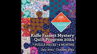 Kaffe Fassett 2024 Mystery Quilt [upl. by Ebehp306]